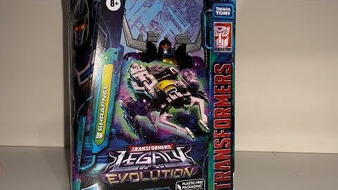 Transformers legacy evolution shrapnel complete transformation process video tutorial. Deluxe chug