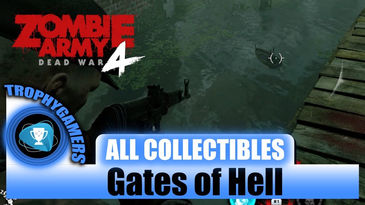 Zombie Army 4 Dead War - All Collectibles Locations - Gates of Hell - Death Canal Chapter 4