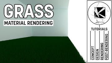 Learn to create Grass Material Tutorial Using Fur - Vray 3.4 sketchup 2016-2017