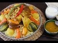 Recette de couscous aux lgumes  couscous with vegetables recipe    