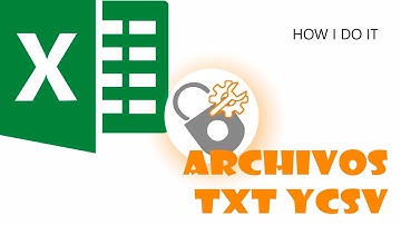 HowIDoIT - Archivos txt y csv en Excel