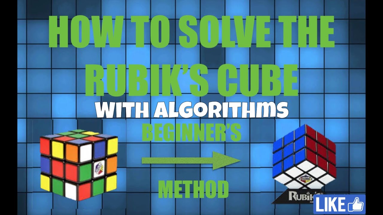 41 Algorithms On How To Solve A 3x3 Rubiks Cube Png
