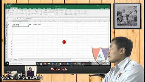 Mengoperasikan perangkat lunak pengolah angka dengan menggunakan microsoft excel (Teknologi Kreatif)