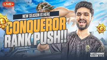 CONQUEROR RANK PUSH BEGINS | CLASSIC HACKER IS BACK! | BGMI LIVE