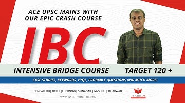 Ace #UPSC Mains with our Epic Crash Course for GS-2: IBC(Intensive Bridge Course) | Target 120+