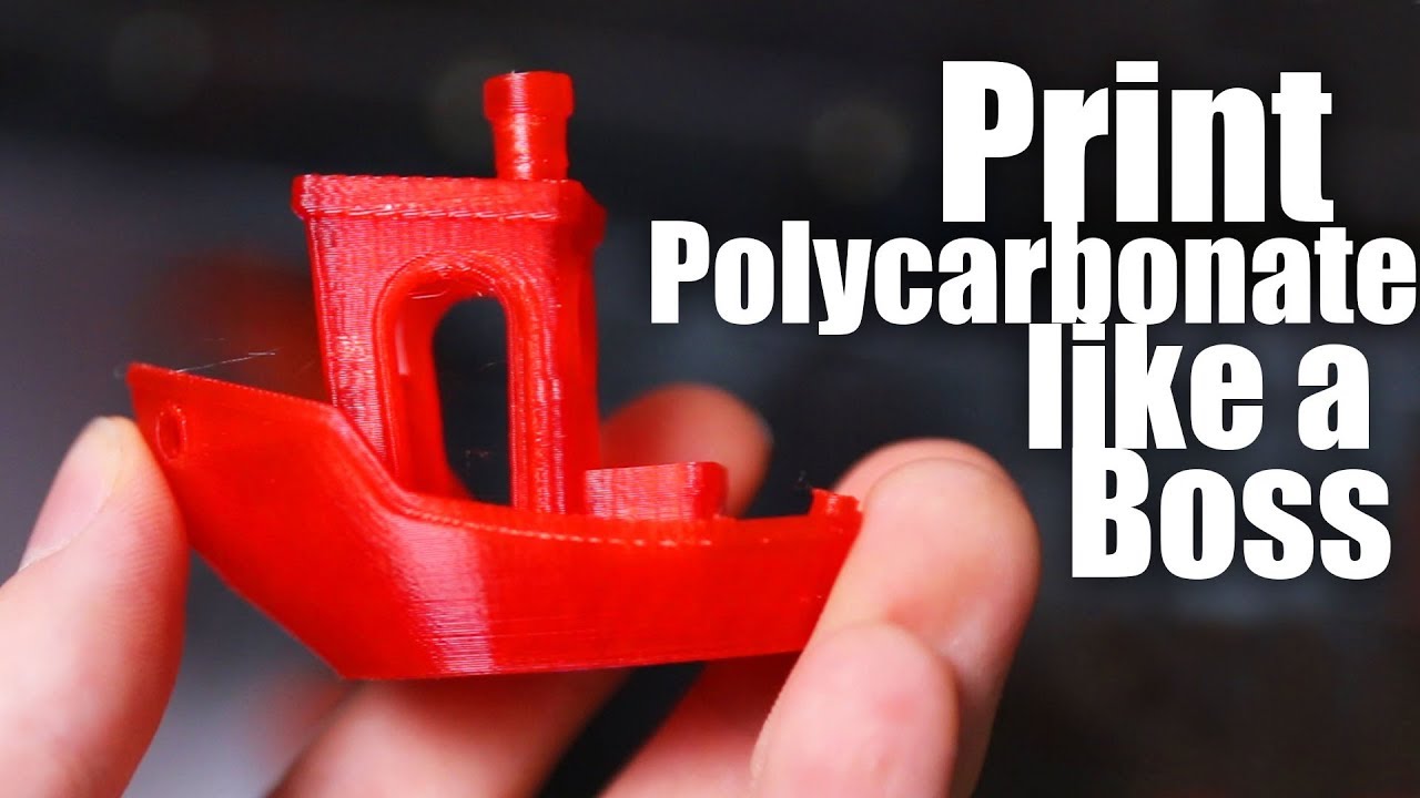 At dræbe Begravelse Illustrer How to 3D Print Polycarbonate like a Boss! - YouTube
