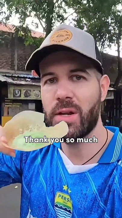 $0.08 Serabi in Bandung, Indonesia 🇮🇩 #streetfood #travel  #indonesia