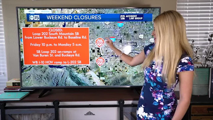 Weekend traffic restrictions, closures around the Valley