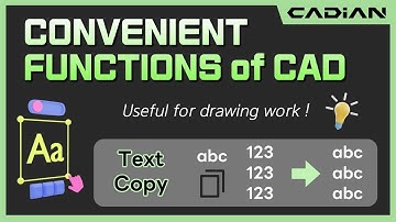 CAD(AutoCAD) Tips & Tricks Text Content Copy Paste - Convenient functions of CADian