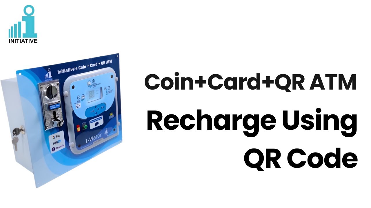 Coin + Card + QR ATM | Recharge Using QR Code | English