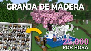 Granja de Madera Minecraft 26.1 - 26.1.2 JAVA - Todos los árboles - 20,000 por Hora!