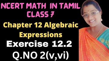 NCERT MATH IN TAMIL CLASS 7 CHAPTER 12 EXERCISE 12.2 Q.NO 2(V,VI)