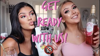 TIPSY GET READY WITH US! ft my OLDER sister | Sophie Clough