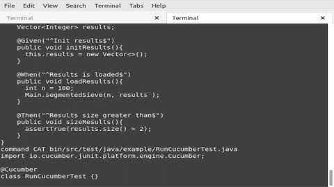 Testing {{ java maven surefire cucumber junit5 }} sieve segment cli