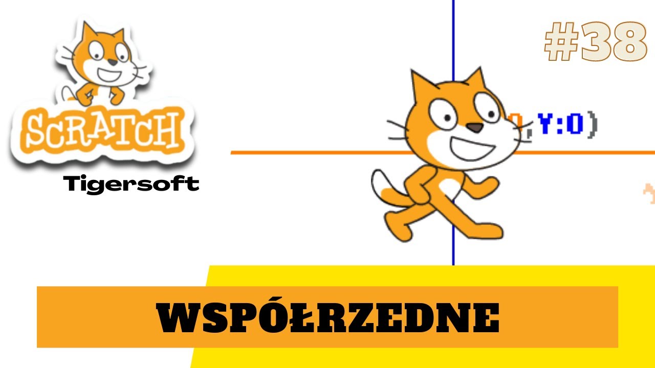 Scratch (#38) 🐾 WSPÓŁRZĘDNE SCENY I DUSZKÓW [Scratch 2] 🐾 scratch krok ...