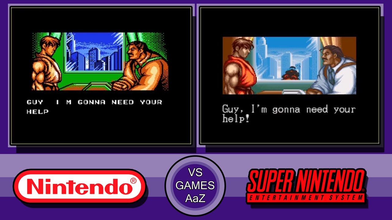Final Fight 3 |NES vs SNES| Bootleg vs Original|side by side comparison