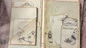 Altered File Folder - Follow Me! Follow You! Collaboration With @SweetPeaPapers   - Part 3