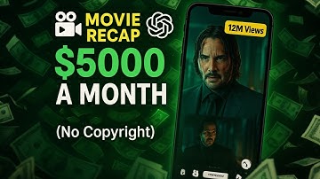 Earn $5000/Month with Movie Recap Videos | No Copyright | Make Money on YouTube 2025