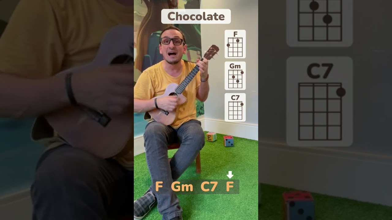 CHOCOLATE do GRUPO TRIII no Ukulele | Toque Para Seu Filho