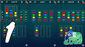 Ball Sort Puzzle - Color Games Gameplay #1 All Levels (Android, IOS)