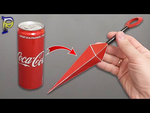 DIY - How to make kunai from a can of soda. Naruto weapon from a can of soda. DIY soda can