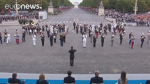 [vidéo] Défilé du 14 juillet : la fanfare reprend Daft Punk