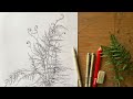 BEGINNERS LOOSE INK SKETCHING for Watercolor, Simple LOOSE Watercolour Landscape PAINTING TECHNIQUES