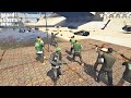 GTA 5 - Franklin And The Families FIVE STAR COP BATTLE In The LS RIVER