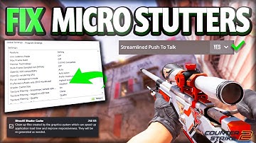 HOW to FIX MICRO STUTTERS in CS2 (3 FIXES)