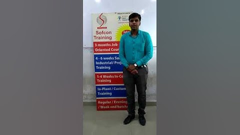 Got Job After PLC SCADA Automation Training in Pune | Shubham Testimonial | Sofcon Pune