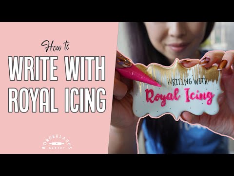 How to Write with Royal Icing - Intro Class