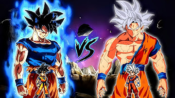 Goku Blizzard RN V2 OP (all form) (New) VS Goku DBS V3.5 OP (all form) in Jump Force Mugen