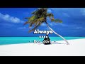 Always - Bon Jovi ( KARAOKE )