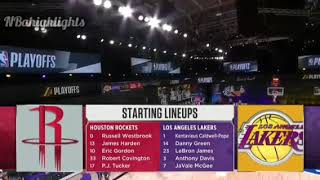 ROCKETS at LAKERS GAME 1 | FULL GAME HIGHLIGHTS|| September 4, 2020