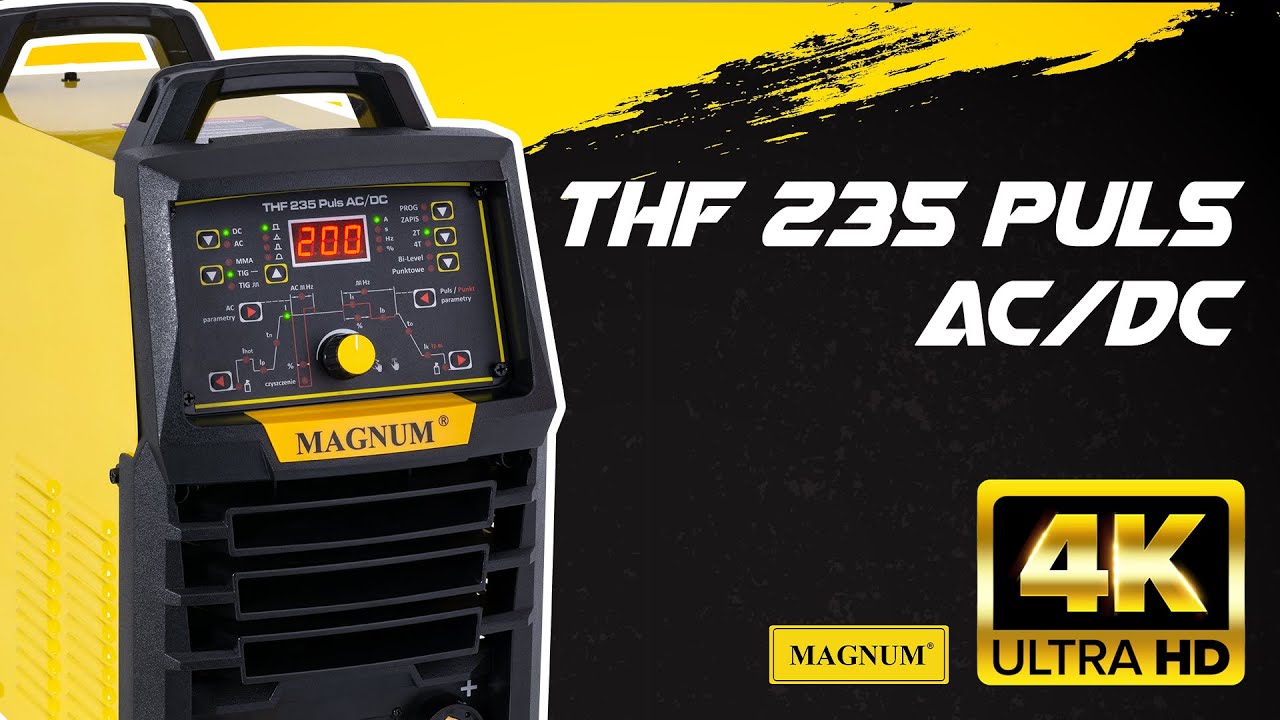 Spawarka Magnum TIG THF 235 Puls AC/DC - zestaw