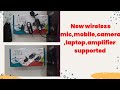 New wireless mic budget me Mobile |camera |laptop |amplifier supported unboxing video and Review