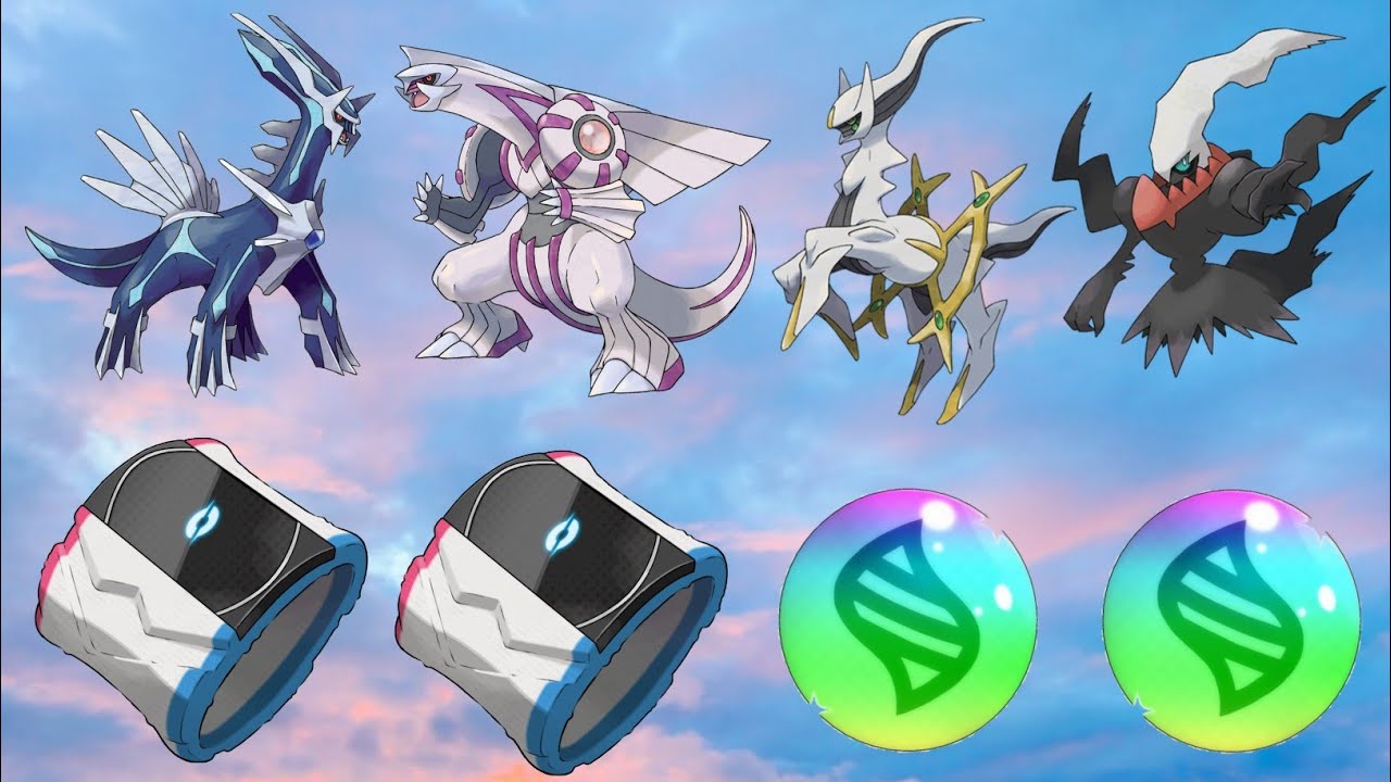 IF what Dialga and Palkia was Gigantamax and IF what Arceus and Darkri was Mega Evolution 