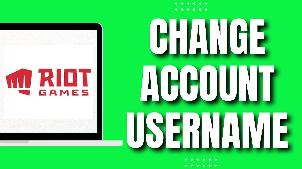 How To Change Riot Account Sign in Username 2023 (GUIDE) 