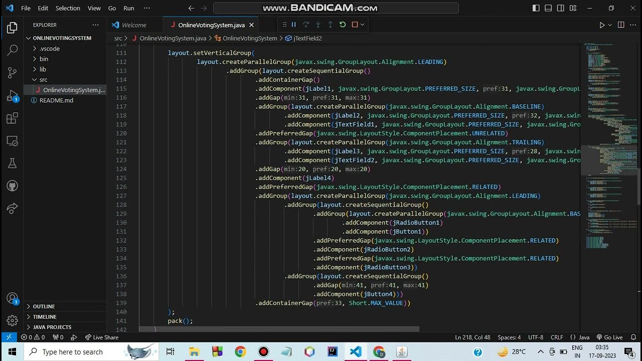 Online Voting System using Java Swing (GUI) | With Source Code | Java ...
