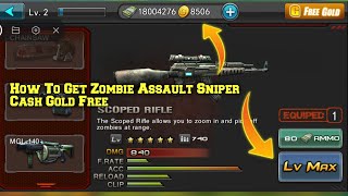 How To Get Zombie Assault Sniper Cash Gold | Unlock All Wea*pons And Upgrading Free screenshot 5