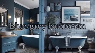 Blue/grey bathroom decor ideas,decor ideas 2023, new decor ideas