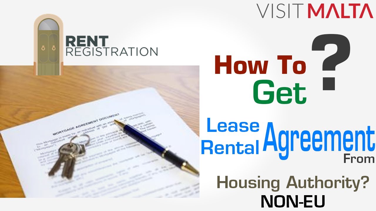 Housing Authority MALTA Rental Agreement, Malta Rent Registration
