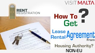 Housing Authority MALTA Rental Agreement, Malta Rent Registration, Identity MALTA Rental Agreement