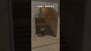 How pro's vs me, smoke  #csgo  #helpmemakethismakesense