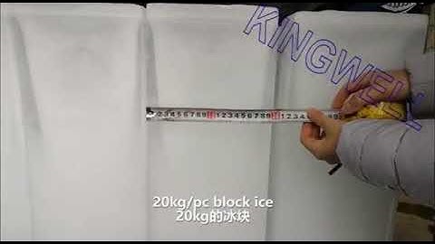 Kingwell 10tons automatic block ice machine