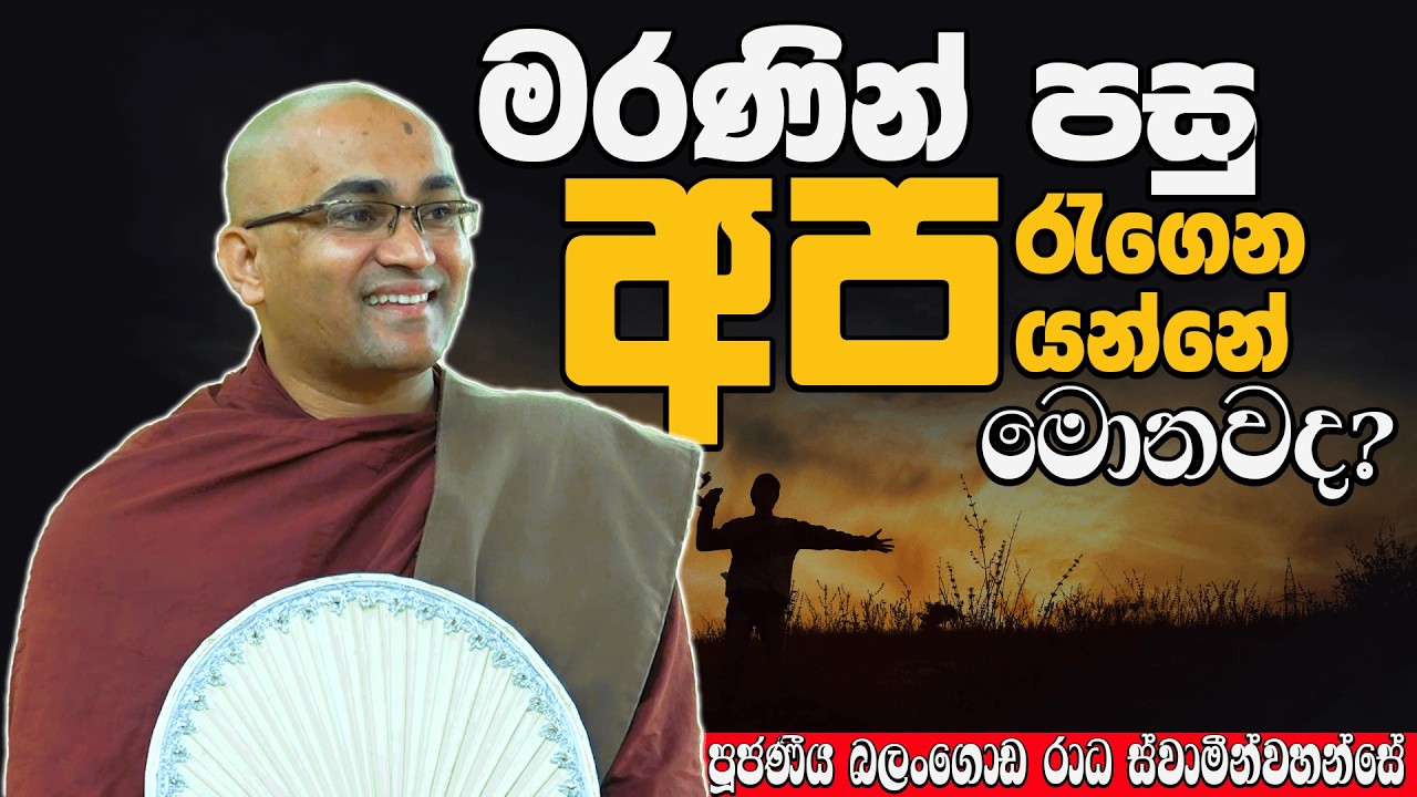මැරුණම අපි රැගෙන යන දේවල් ගැන ඔබ දැන සිටියාද? | Ven Balangoda Radha Thero | Daham Potha