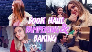MINI BOOK HAUL, COUPLES BAKING & PAMPER DAY!