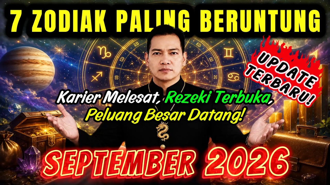 7 ZODIAK PALING BERUNTUNG SEPTEMBER 2026: Karier Melesa… — Transcript