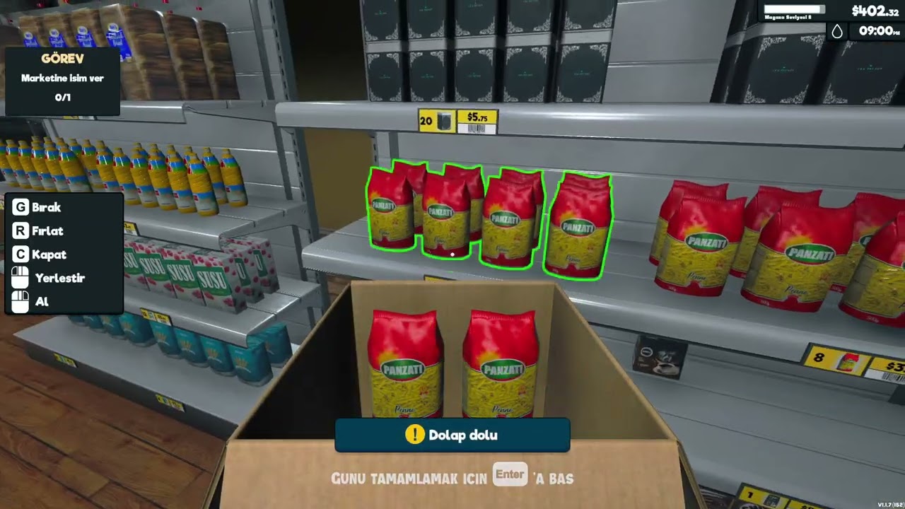 Supermarket Simulator | Olum Oyunu Unutmuşum | Bölüm 6