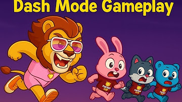 Fun Run 4 Gameplay | Dash mode with the lion and some funny moments 